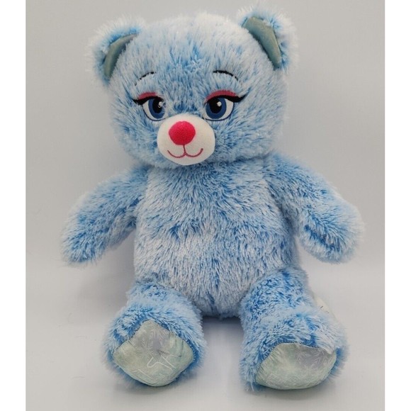 Build-A-Bear Disney Frozen Elsa 16" Blue Teddy Bear Plush Stuffed Animal Toy BAB - Picture 1 of 5